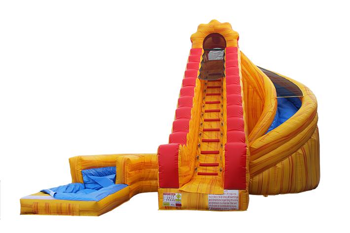 22ft Water Curve Slide Fws 120 Fun World Inflatables