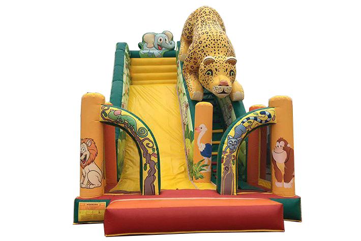 Animal Slide Leopard Inflatable Ground Slide FWD187