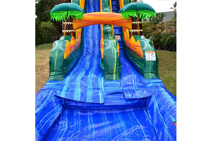 Popular palm tree water slides FWS352