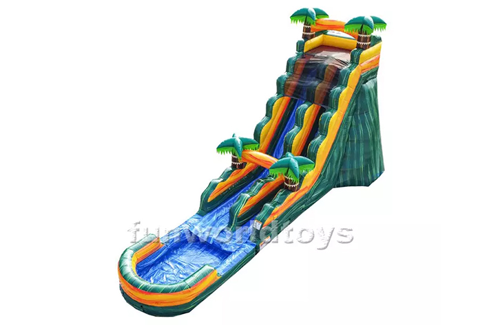 Popular palm tree water slides FWS352