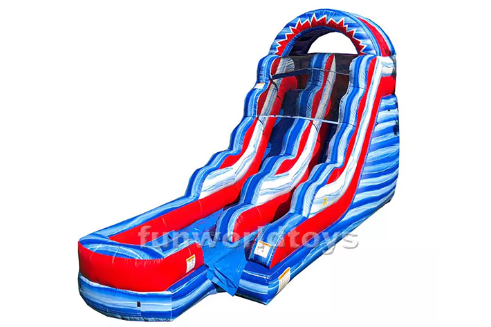 Stripe Inflatable water slides FWS351
