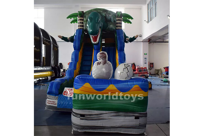Dinosaur Inflatable Water Slides FWS350