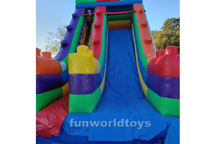 Building block Inflatable water slides FWS348