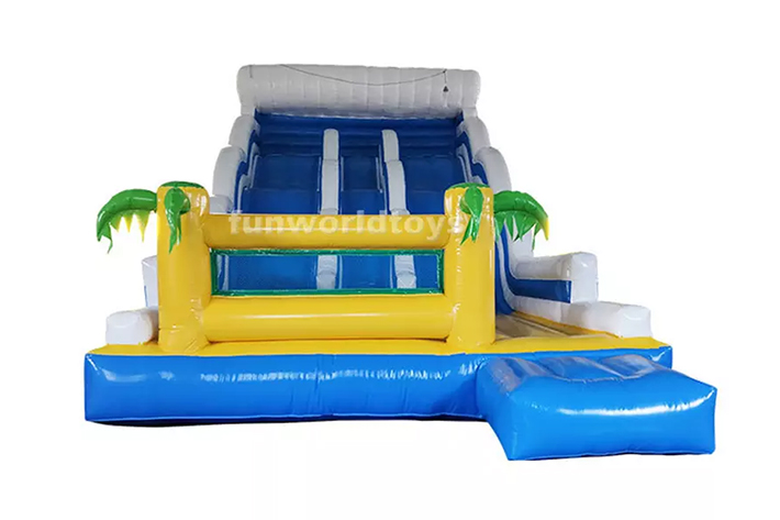 Outdoor commercial inflatable dry slides FWD227