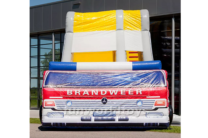 Giant outdoor inflatable fire truck FWD225A