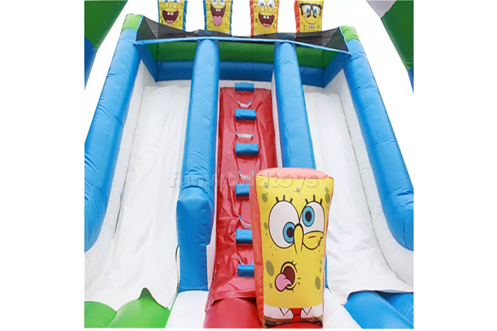 Inflatable Sponge Bob Cartoon Slide FWD213