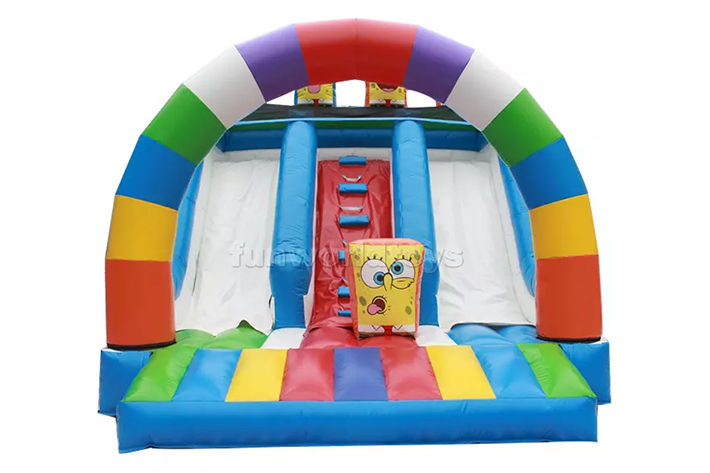 Inflatable Sponge Bob Cartoon Slide FWD213