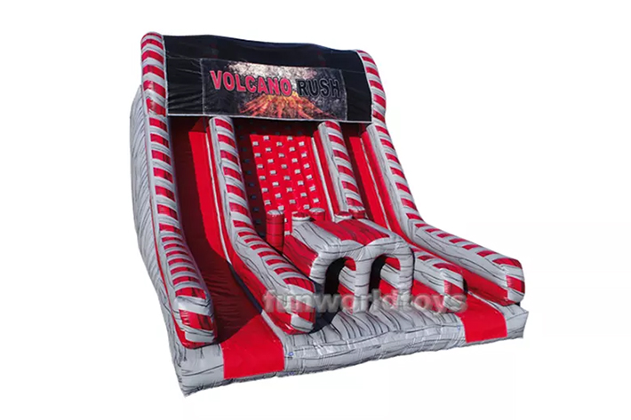 Funny sport inflatable rock wall slide FWD214