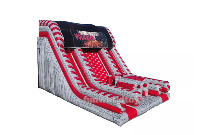 Funny sport inflatable rock wall slide FWD214
