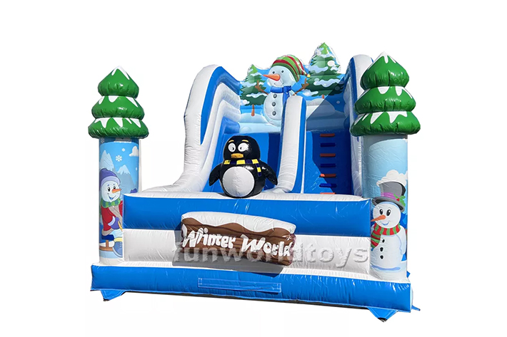 Penguin inflatable dry slide FWD216