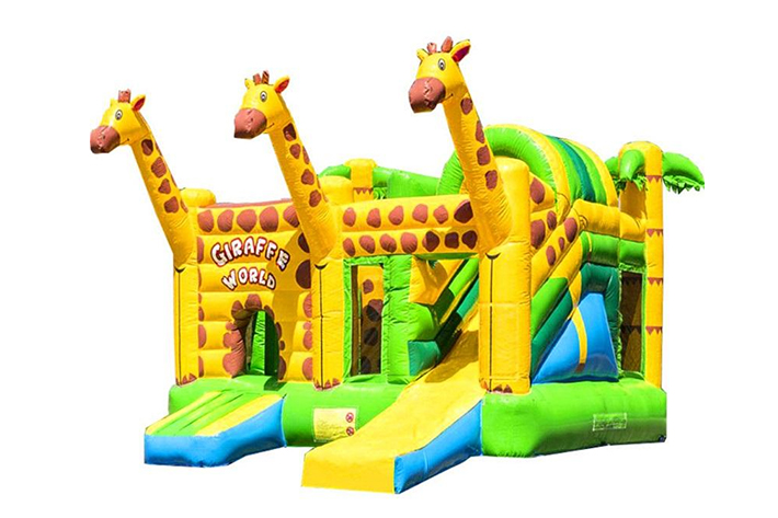 Inflatable football bounce house with slide FWZ378