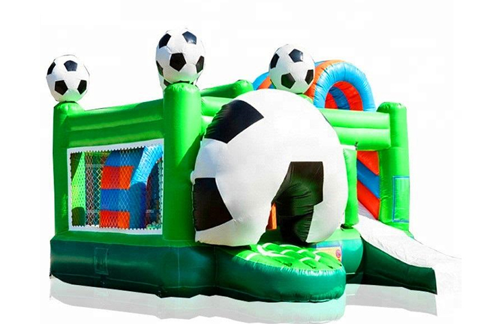 Inflatable football bounce house with slide FWZ378