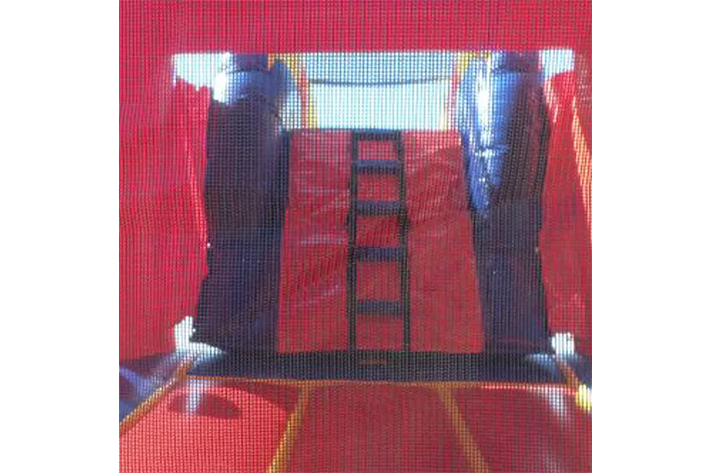 Colorful inflatable balloon bounce house with dry wet slide FWZ304