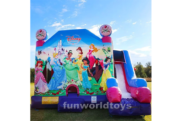 Princess Bounce House With Slide FWZ426