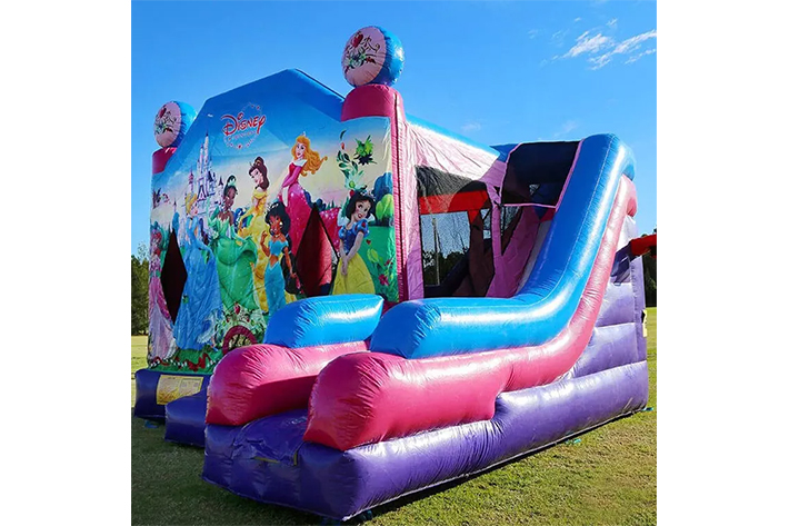 Princess Bounce House With Slide FWZ426