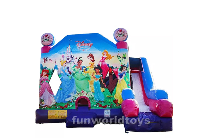 Princess Bounce House With Slide FWZ426