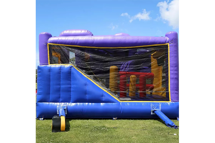 Inflatable batman bounce house with slide FWZ322
