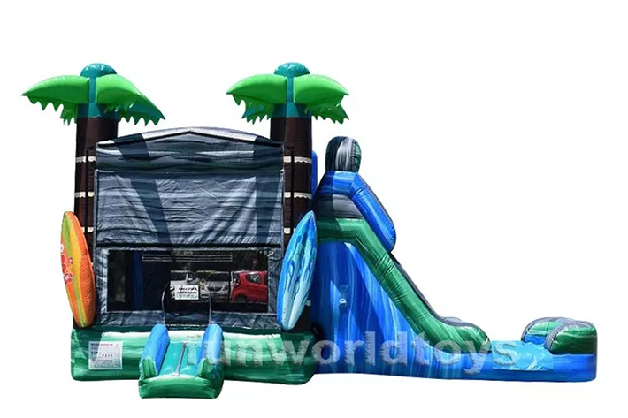 Blue green tropical bounce combo FWZ316