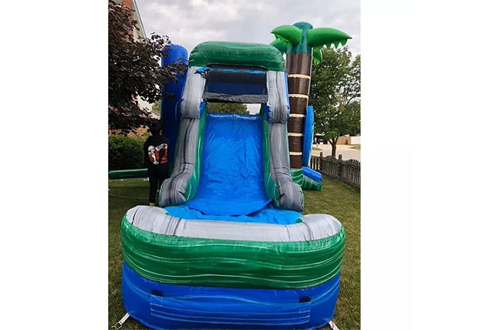 Blue green tropical bounce combo FWZ316