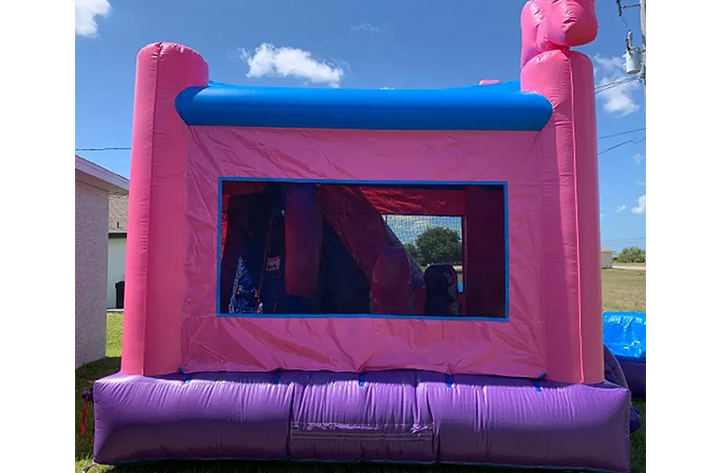 Cheap bouncy combo minnie jump bounce house FWZ313