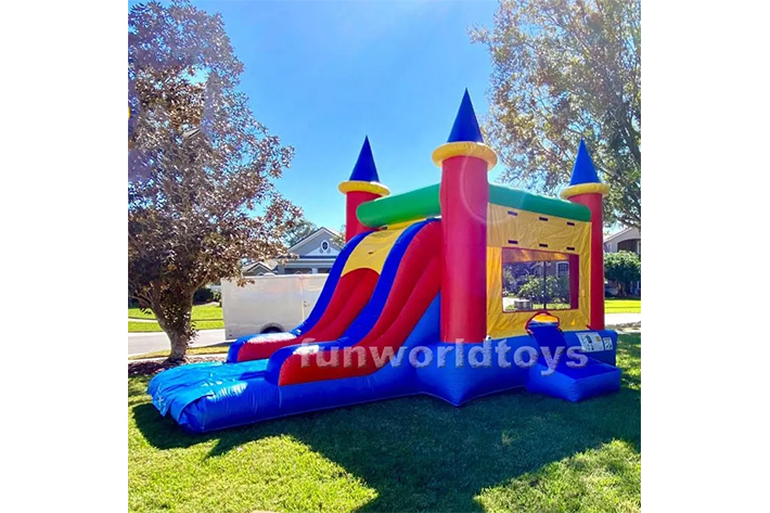Classic bounce house with slide FWZ330