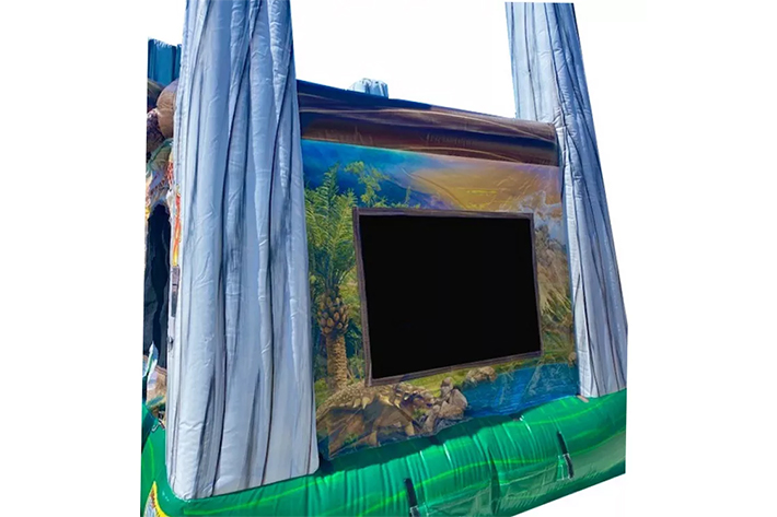 Dinosaur theme bouncer with slide FWZ351