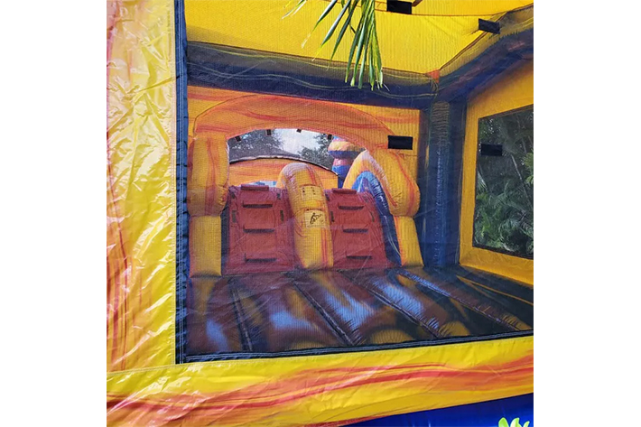 Hot-selling commercial bounce and water slide  FWZ350