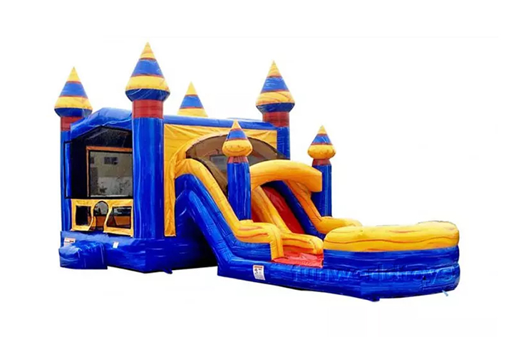 Hot-selling commercial bounce and water slide  FWZ350