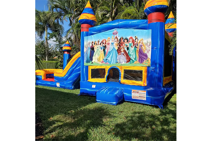 Hot-selling commercial bounce and water slide  FWZ350