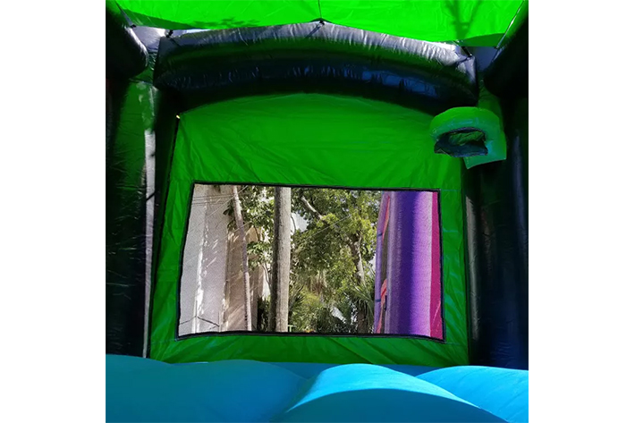 Inflatable Zombie combo with water slide  FWZ349