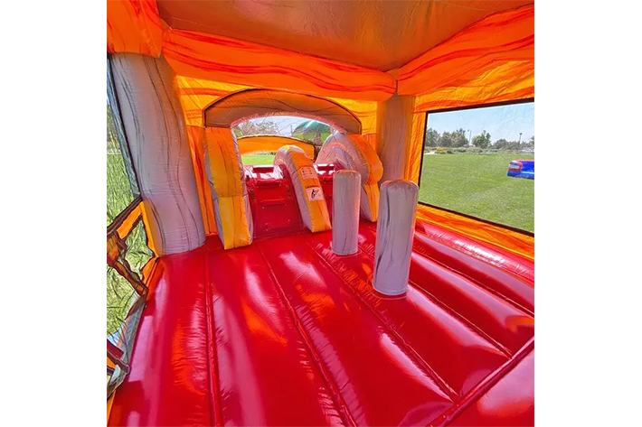 Hot Selling Kids T-Rex Party Jumpers Bounce House with Water Slide
