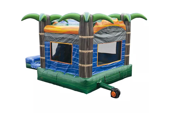 Inflatable bouncers jumping castles with slide  FWZ344