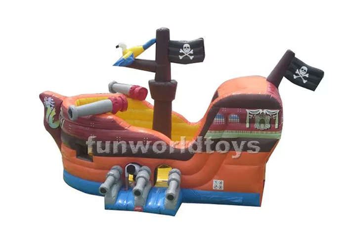 Inflatable Pirate Ship Slide Bounce Combo FWC268