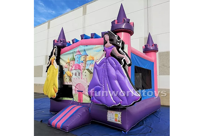Princess inflatable bounce house FWC277