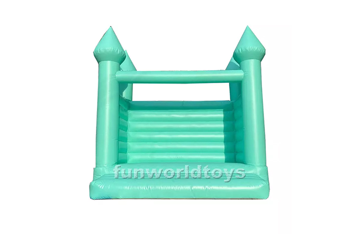 Inflatable white wedding bounce house FWW11