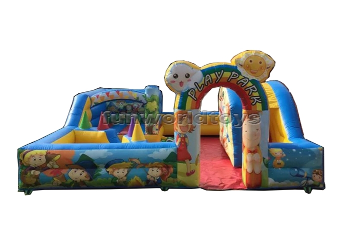 Big Inflatable Trampoline Theme Park FWG22