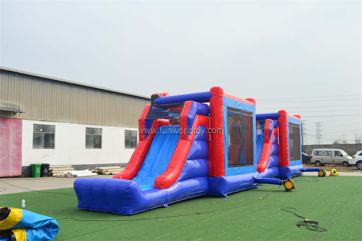 Spider Man Bounce House Slide Comb FWZ404
