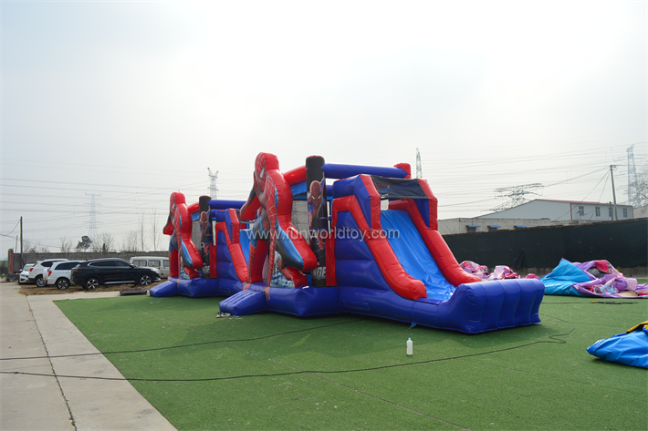 Spider Man Bounce House Slide Comb FWZ404