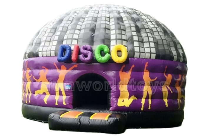 Fun inflatable disco bouncer FWC245