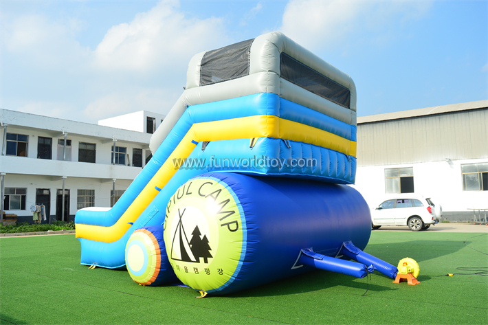 Inflatable Cylindrical Slide FWS411