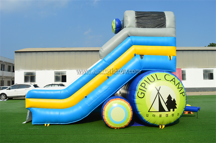Inflatable Cylindrical Slide FWS411
