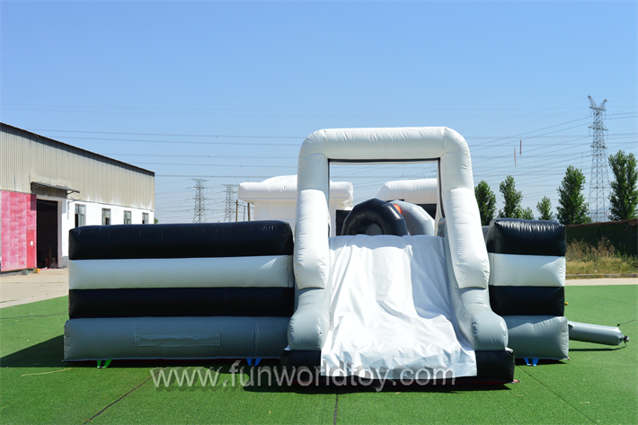 Black And White Inflatable Fun City FWF161