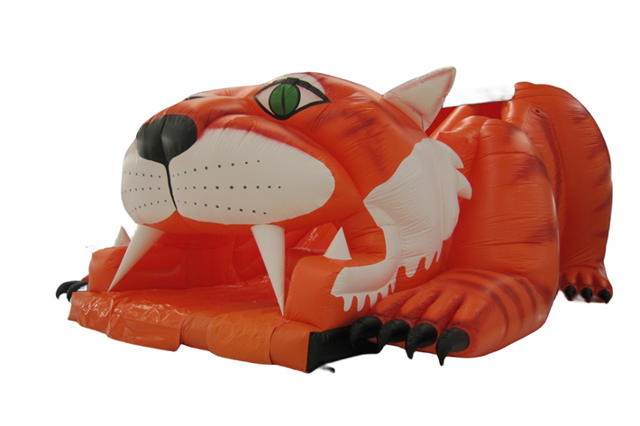 Attractive inflatable tiger dry slide FWD271