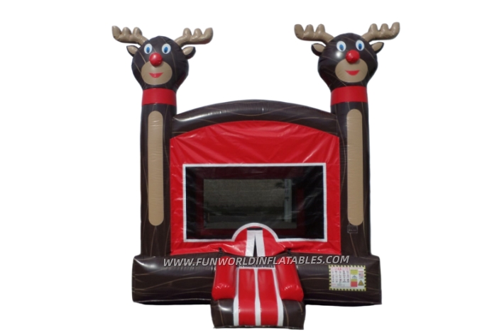 Reindeer Christmas Bounce House FWC420