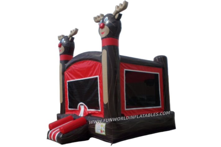 Reindeer Christmas Bounce House FWC420