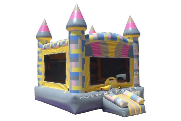 Pastel Tones Gentle Themed Bounce House FWC427