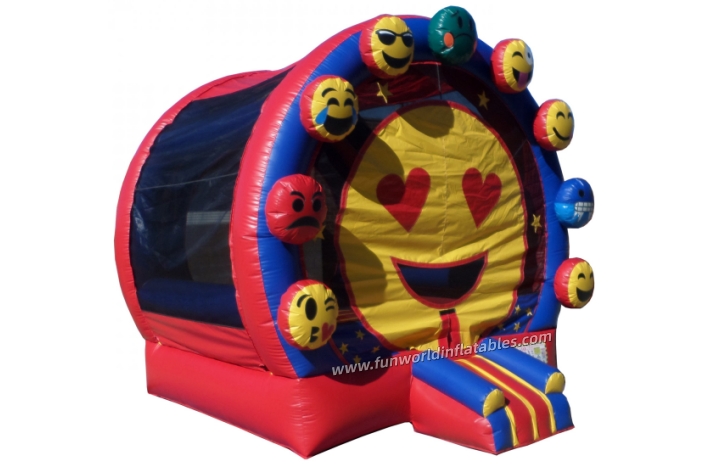 3D Emoji Bouncy House FWC428