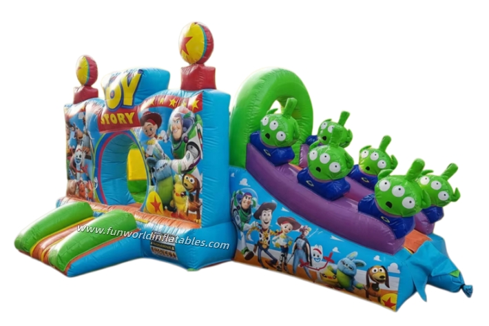 Fun Toys Extravaganza Themed Inflatable Castle FWZ460