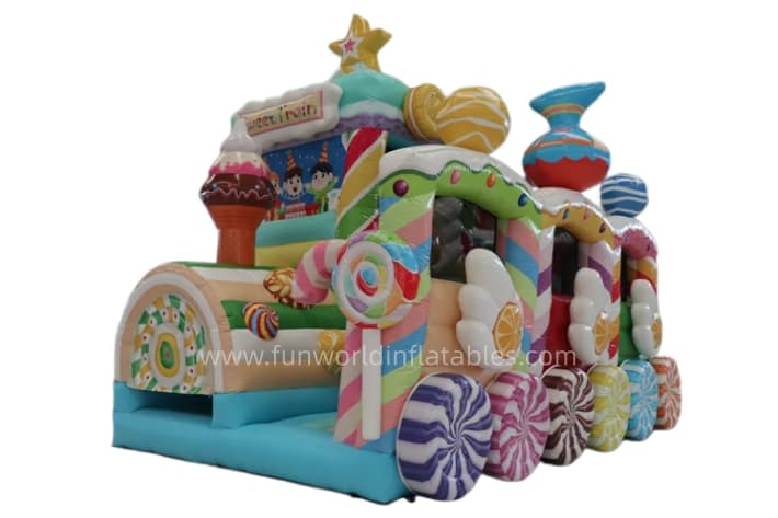 Candy ultimate combo inflatable bounce house FWC228