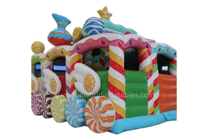 Candy ultimate combo inflatable bounce house FWC228